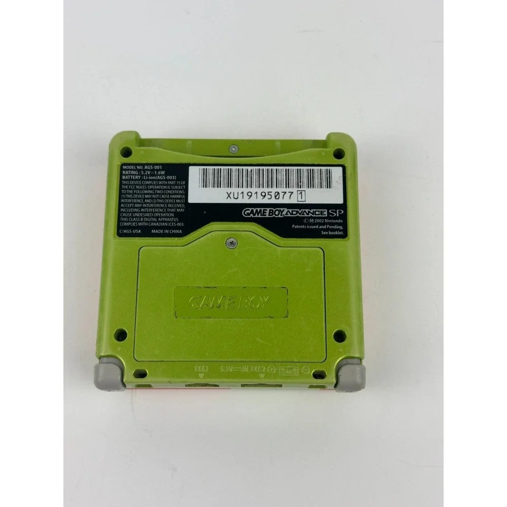 Nintendo Game Boy Advance SP GBA SP Lime Green & Orange Shrek Edition Tested